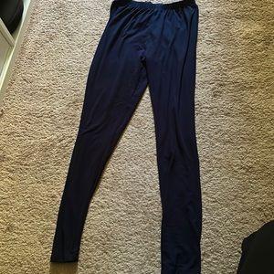 Homma navy blue leggings, one-size
